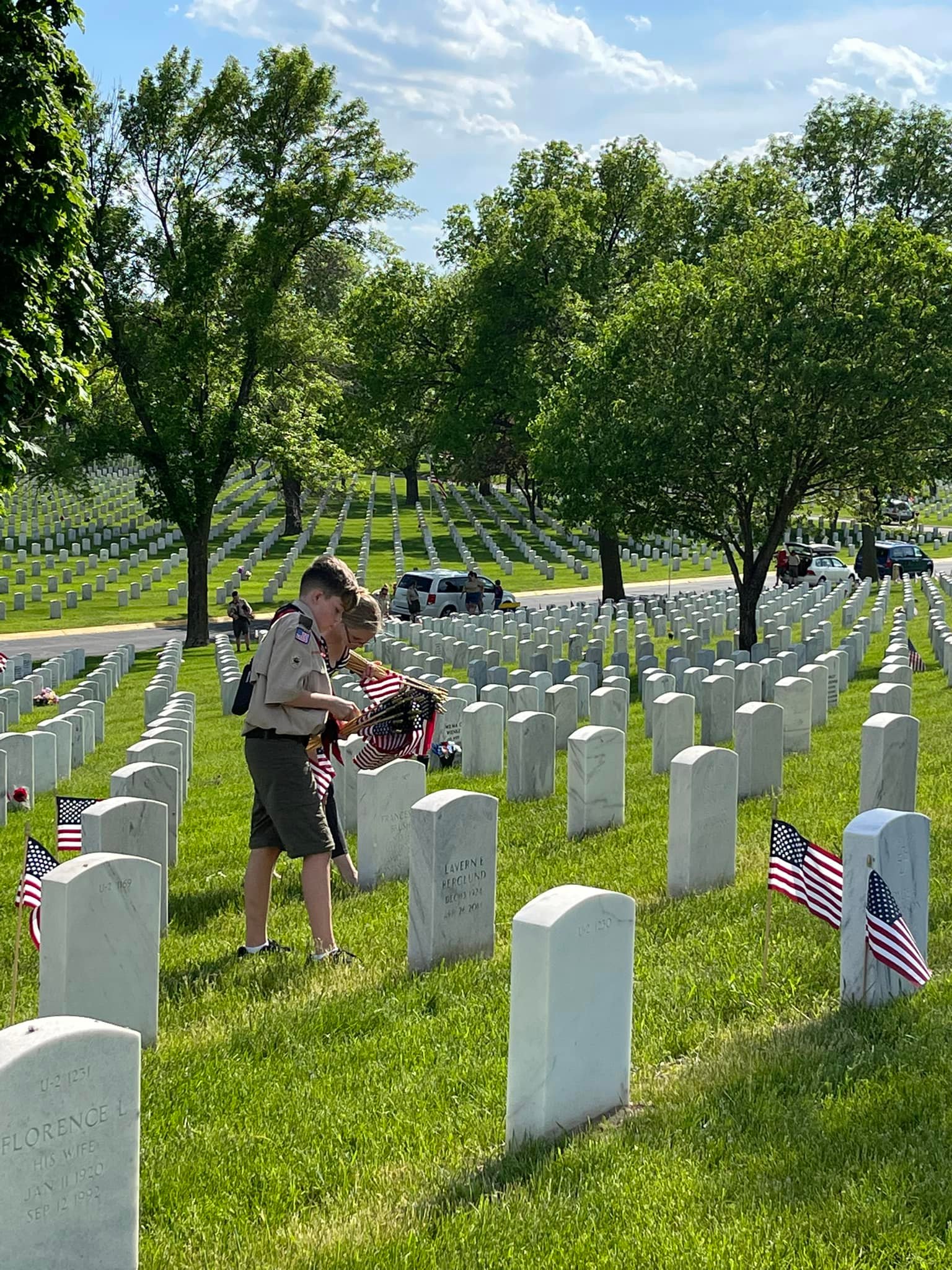 Scouts Across Community Honor Veterans this Memorial Day